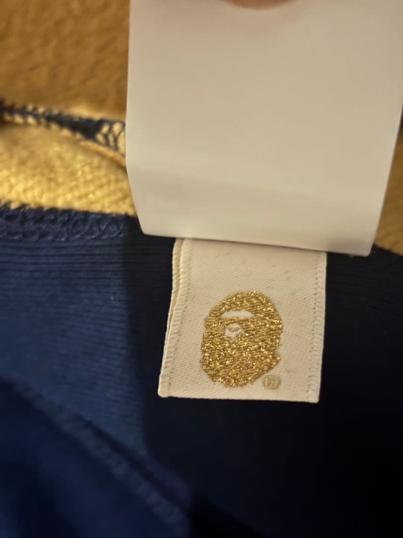 A BATHING APE パーカー　スタジャン　コットン　カモフラ　エイプ