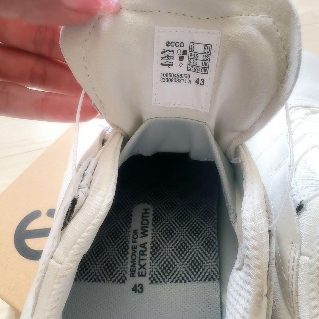 eccoメンズ ゴルフシューズ BIOM HYBRID4 BOAホワイト 防水