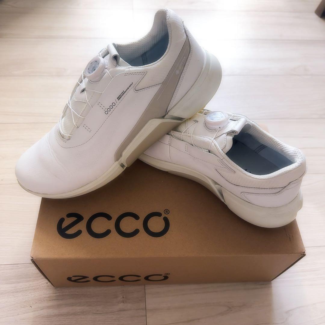 eccoメンズ ゴルフシューズ BIOM HYBRID4 BOAホワイト 防水
