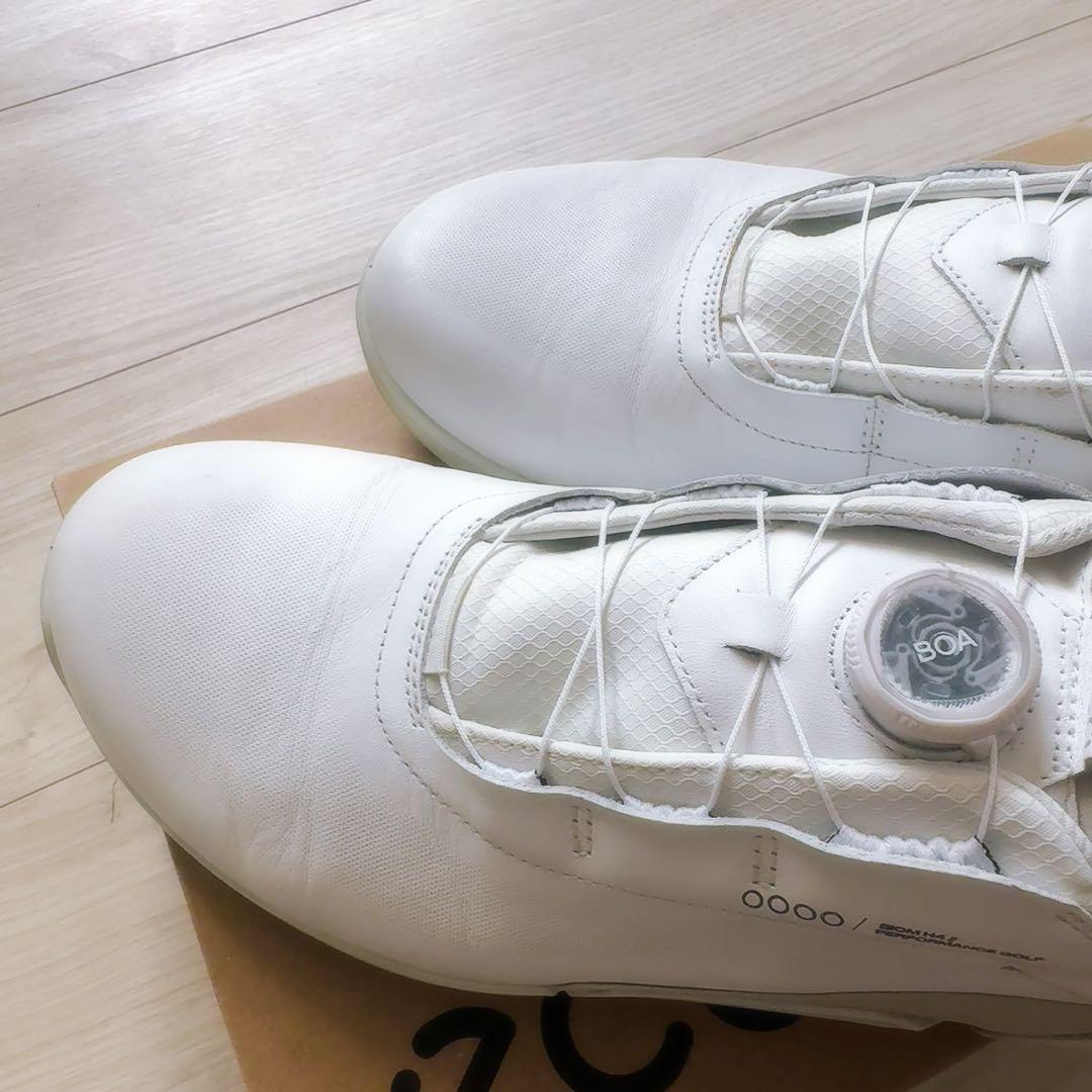 eccoメンズ ゴルフシューズ BIOM HYBRID4 BOAホワイト 防水