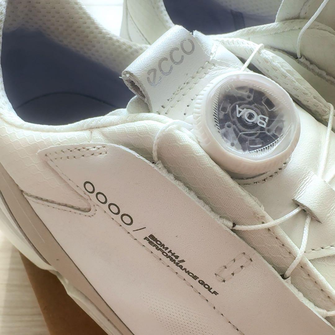 eccoメンズ ゴルフシューズ BIOM HYBRID4 BOAホワイト 防水