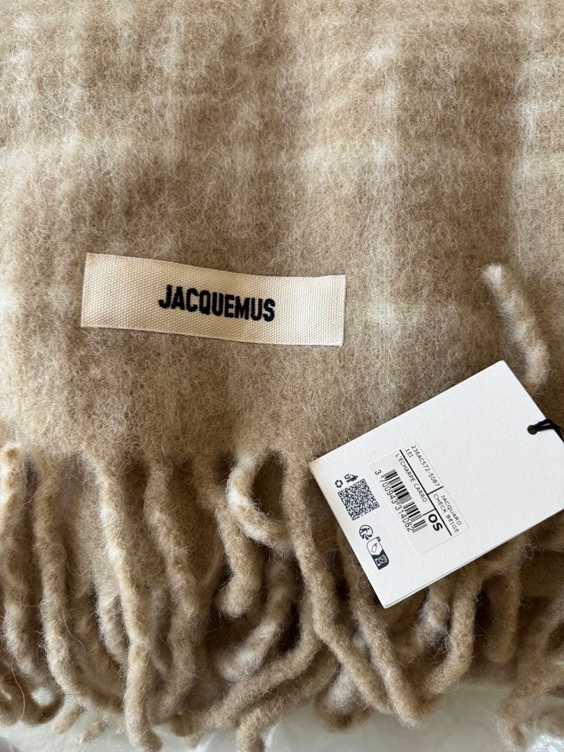 未使用/新品JACQUEMUS ジャックムス チェックマフラー ストール