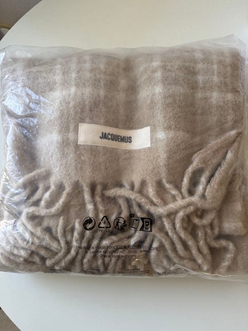 未使用/新品JACQUEMUS ジャックムス チェックマフラー ストール