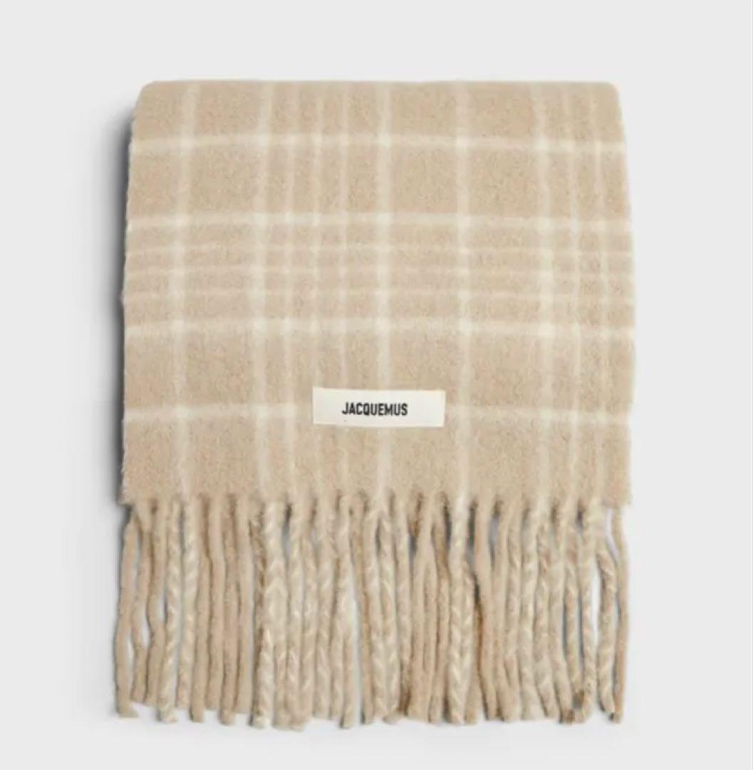 未使用/新品JACQUEMUS ジャックムス チェックマフラー ストール