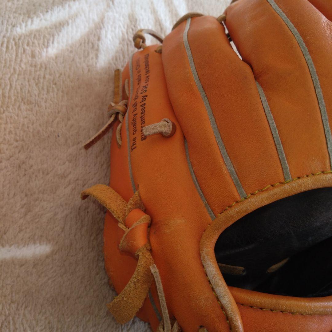 【5％引】SSK オレンジ 軟式用グローブ　オールランド