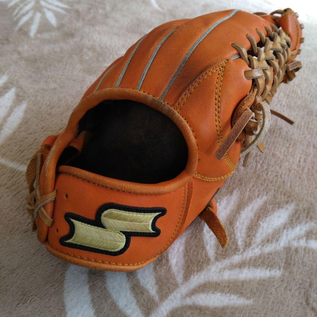 【5％引】SSK オレンジ 軟式用グローブ　オールランド