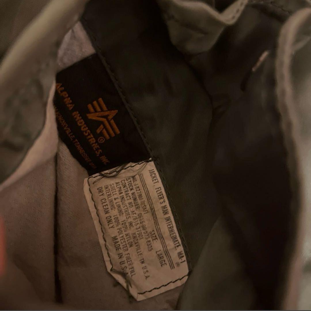 ALPHA MA-1 USA製 ヴィンテージ USAF フライトジャケット