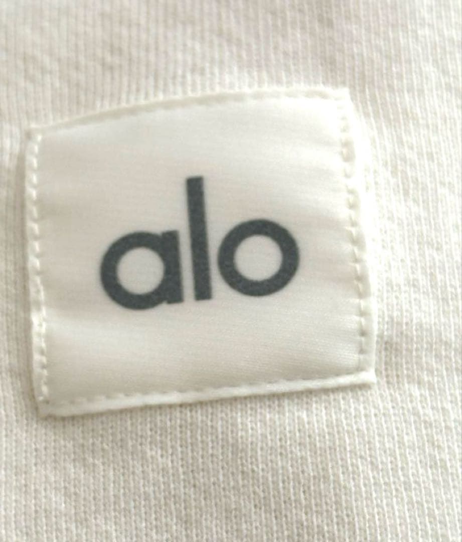ヨガ・ピラティス aloCroppedin the AirShort Sleeve Hoodie