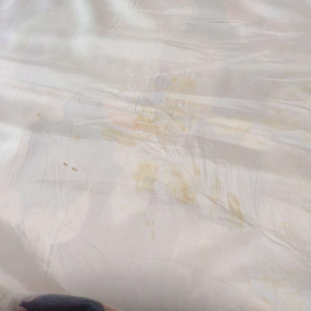 岡重　正絹長襦袢　野菜柄