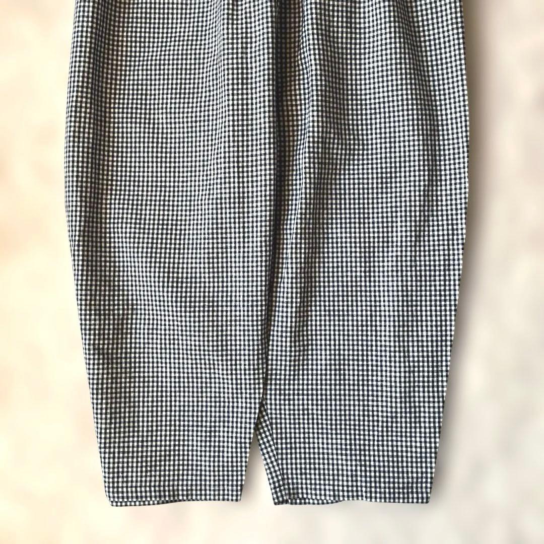 n*i様 新品タグ無◯24ss オローネ バルーン パンツ ギンガムチェック T
