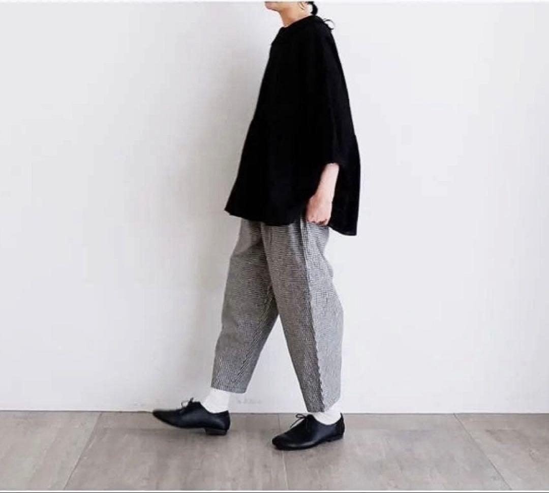 n*i様 新品タグ無◯24ss オローネ バルーン パンツ ギンガムチェック T