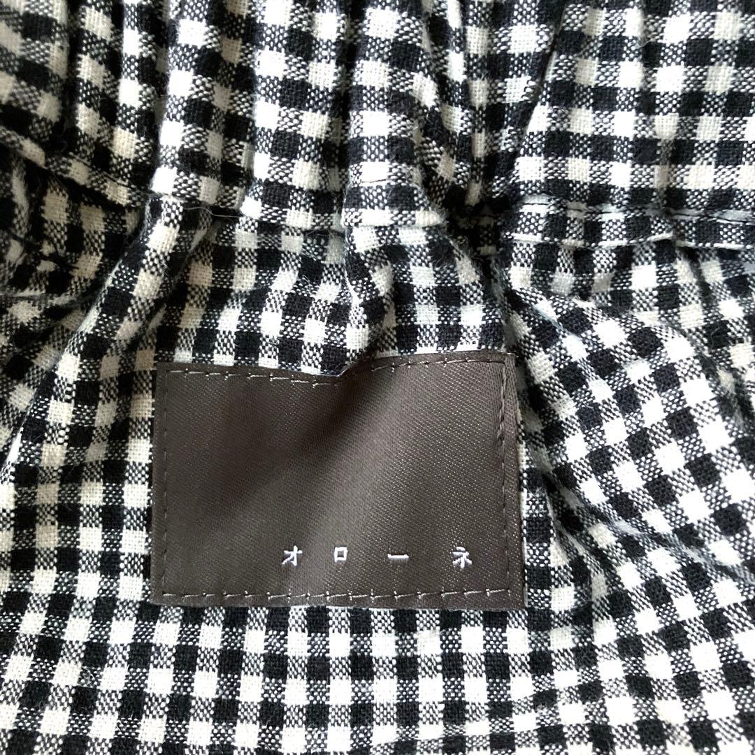 n*i様 新品タグ無◯24ss オローネ バルーン パンツ ギンガムチェック T