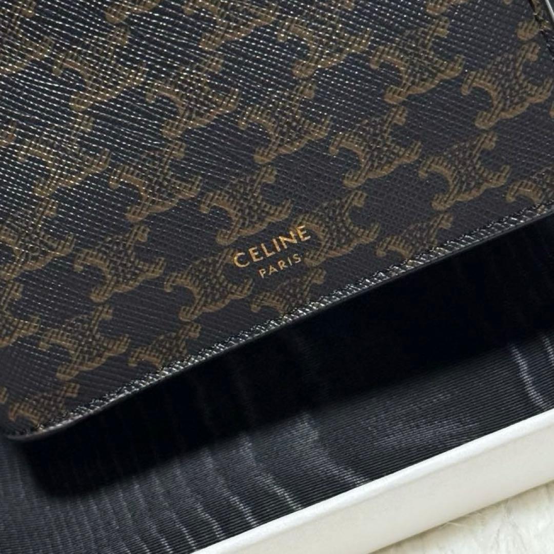 ⭐️未使用品⭐️　CELINE　二つ折り財布　トリオンフ　バイフォールド