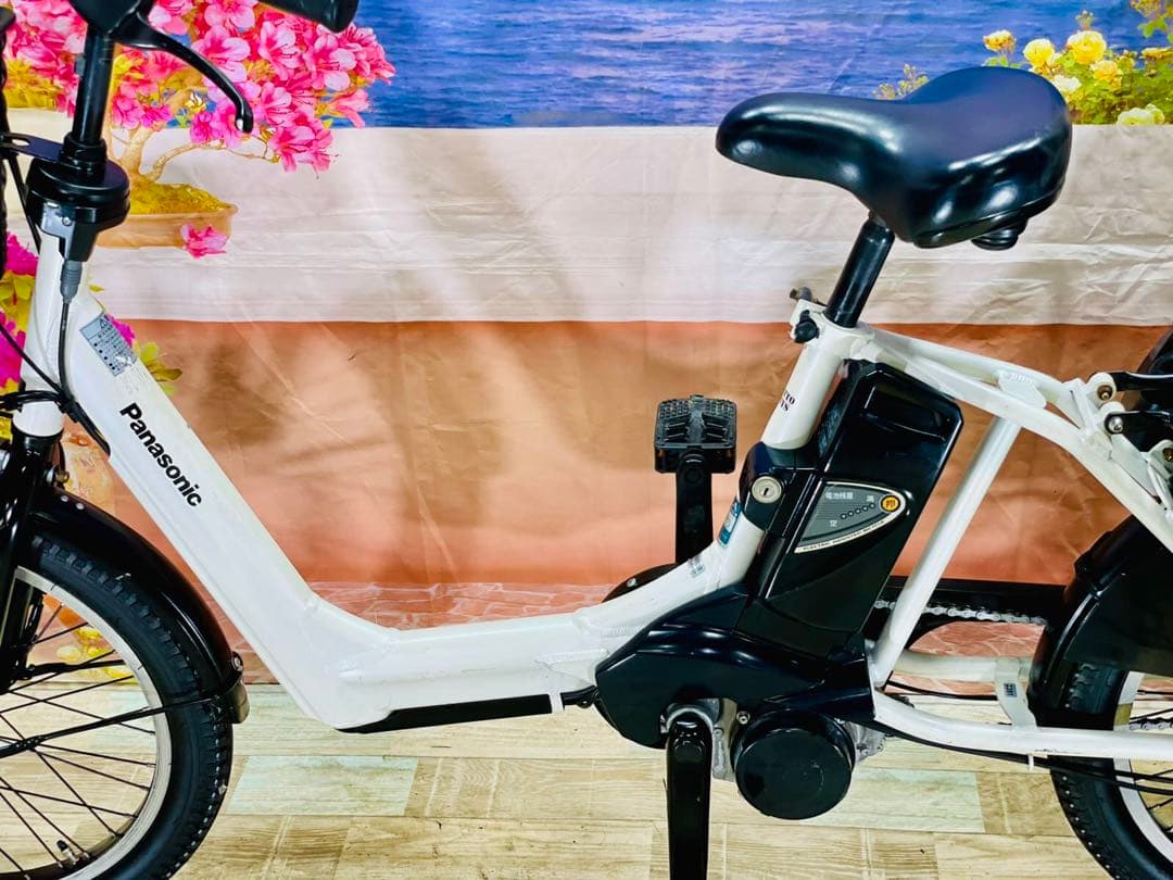 ギュットアニーズ⭐️13AH！パナソニック子供乗せ電動アシスト自転車Y2391