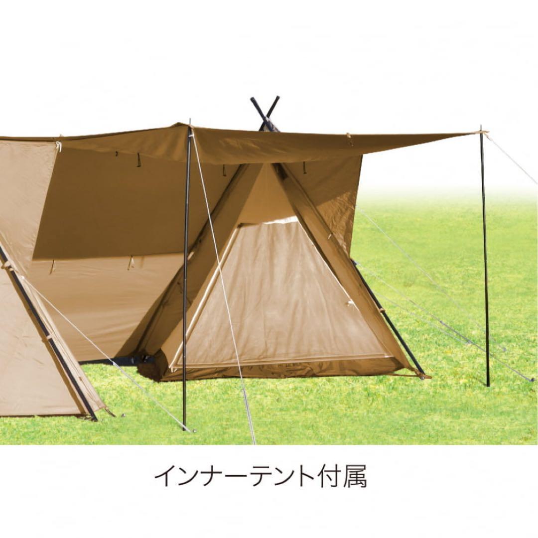 新品　イグニオ　シェルターテント　タープテント　キャンプ　アウトドア