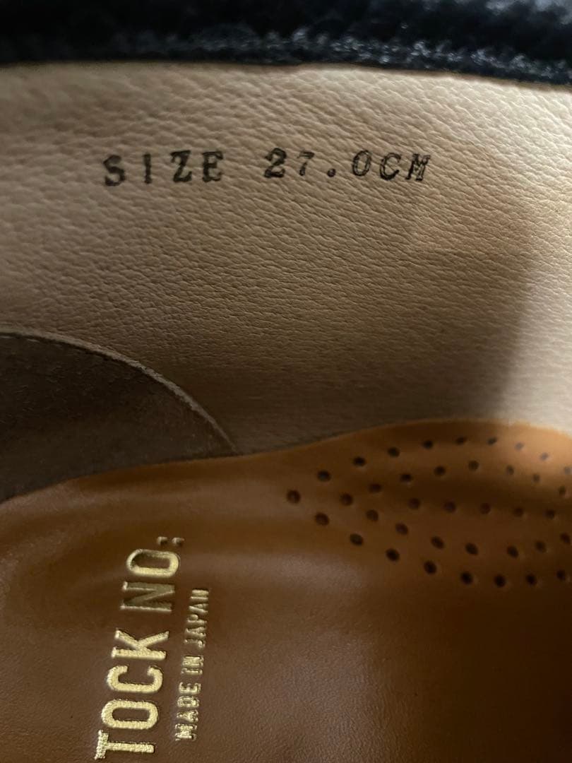 STOCK NO ストックナンバー　モカシンブーツ　27.0㎝