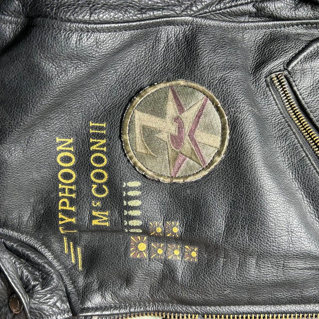 ウィルカーインダストリーズ　80s フライトジャケット　レザー B-37