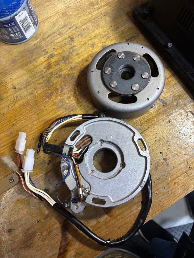 RZ250 4L3 ダイナモ　ジェネレーター　フライホイール　極上中古良品