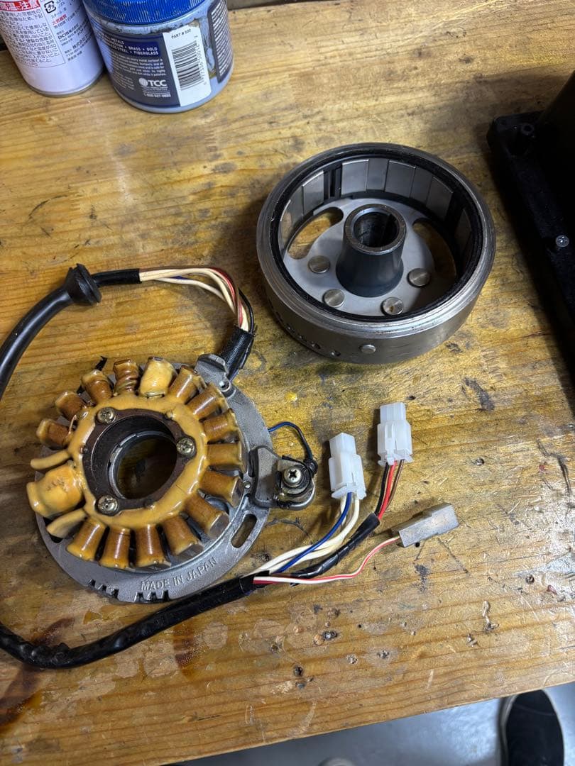 RZ250 4L3 ダイナモ　ジェネレーター　フライホイール　極上中古良品