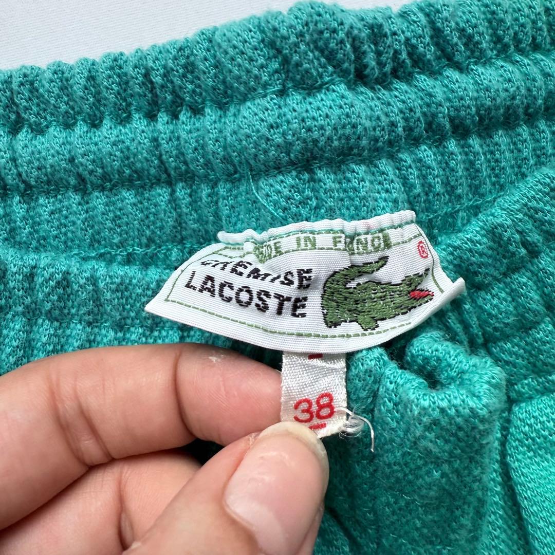 ラコステ 70s ティファニーブルー フランス製 トラックパンツ C442