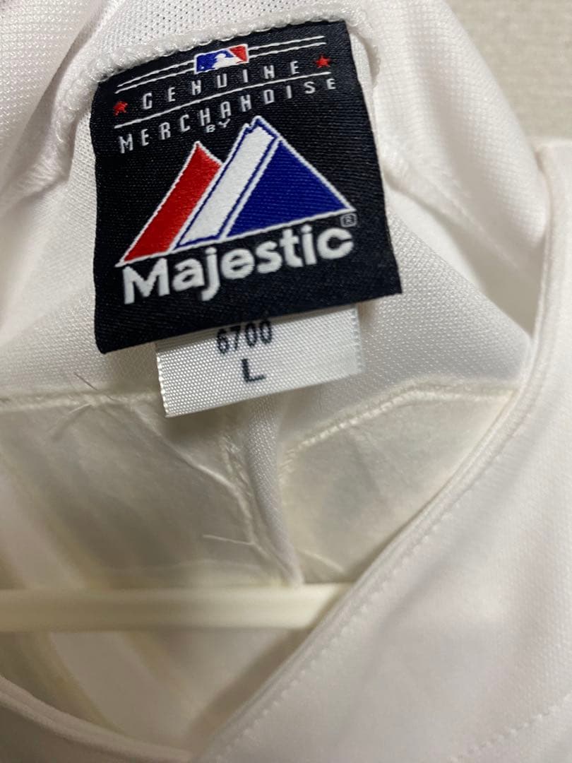 MLB レンジャーズ ダルビッシュ有 ユニフォーム L マジェスティック