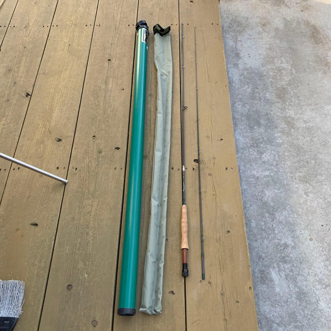 オービス#6フライロッド コルクハンドル 収納チューブ付き