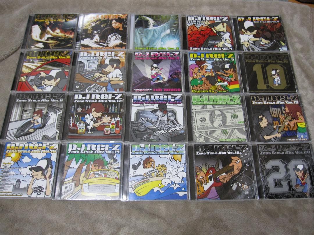 【MIX CD】DJ REI-Z ZERO STYLE MIX 1～20セット
