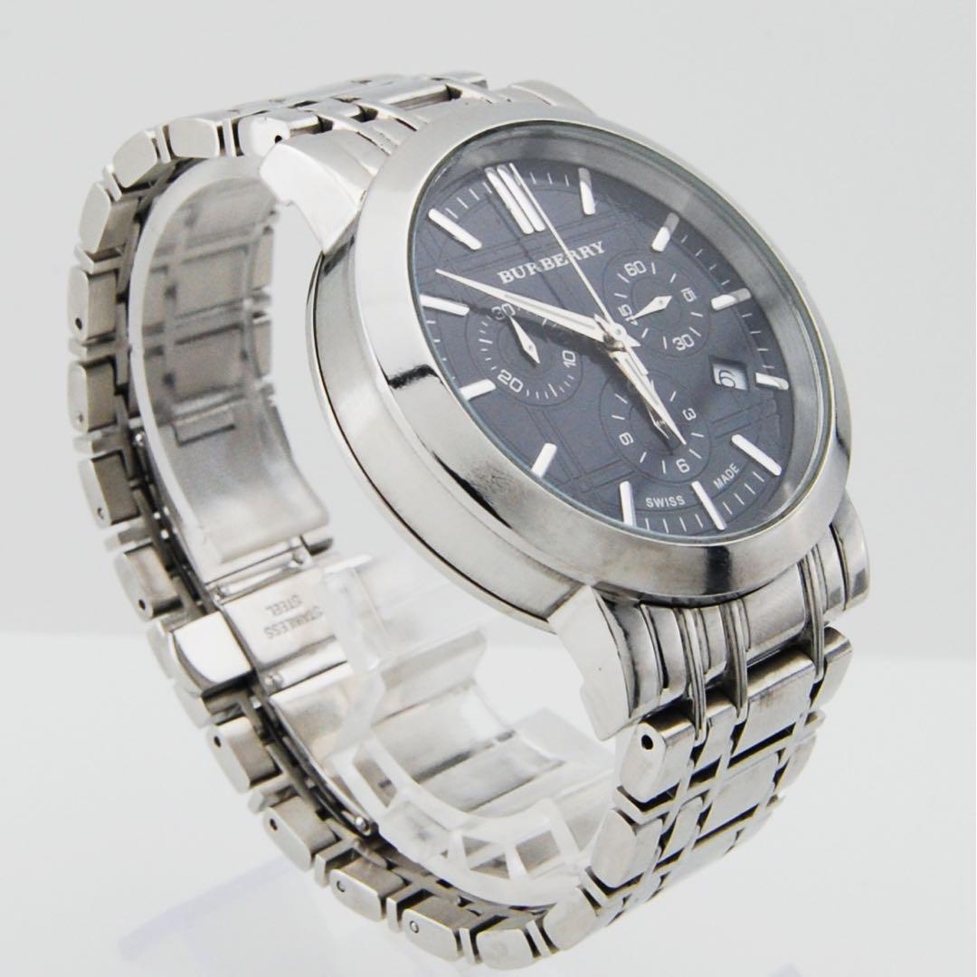BURBERRY　バーバリー クロノグラフ　男性用 腕時計　稼働品