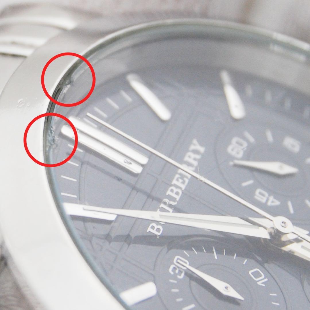 BURBERRY　バーバリー クロノグラフ　男性用 腕時計　稼働品
