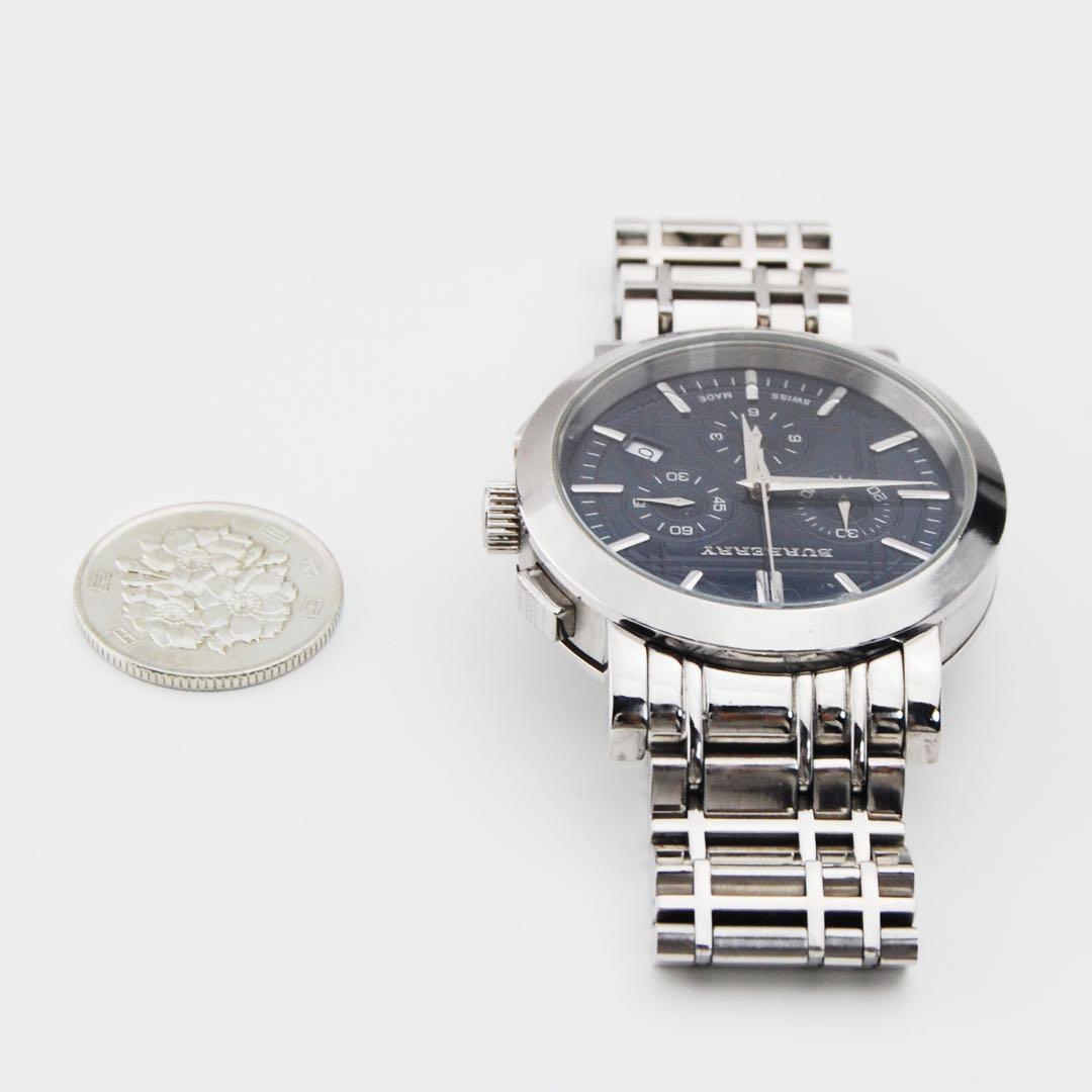 BURBERRY　バーバリー クロノグラフ　男性用 腕時計　稼働品