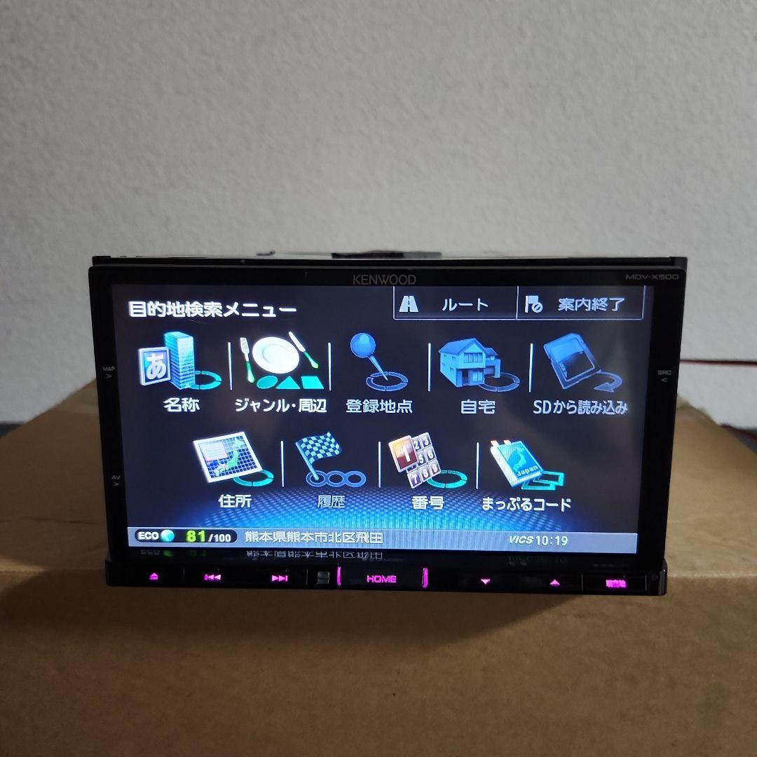 KENWOOD MDV-X500 インチカーナビ