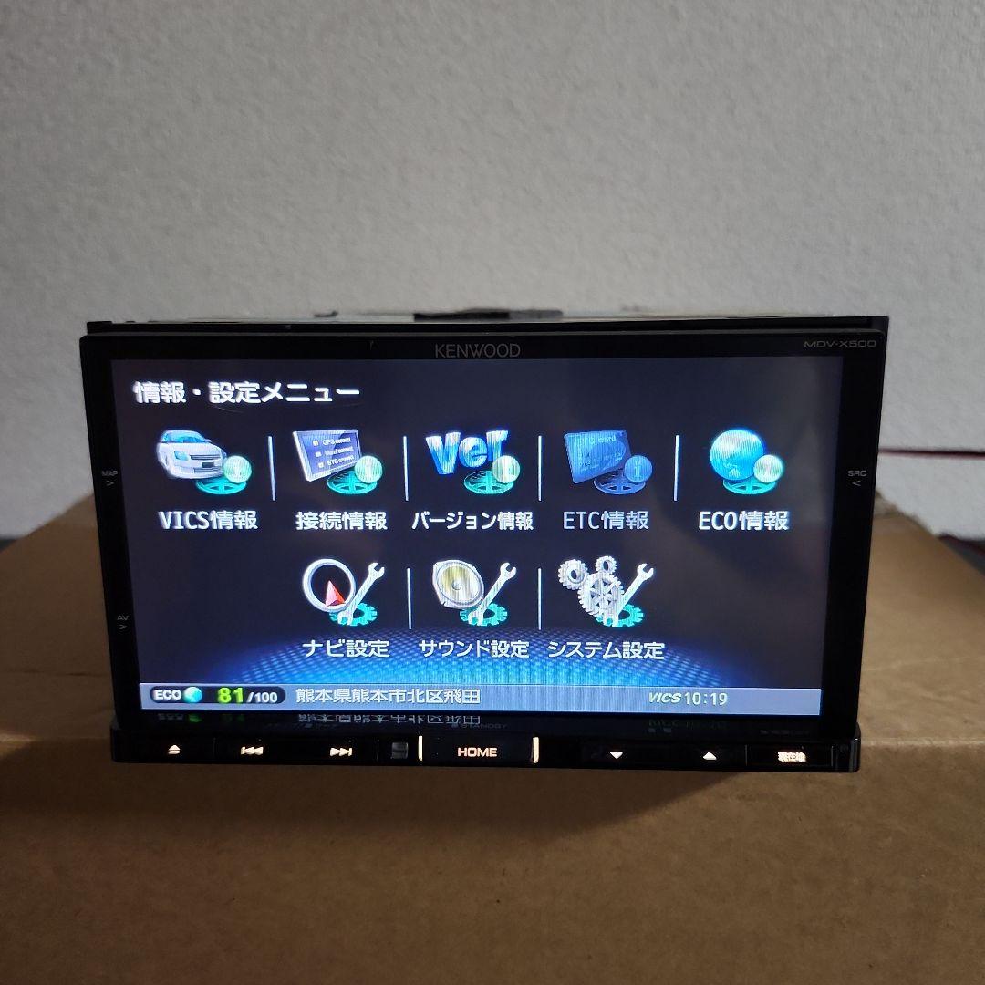 KENWOOD MDV-X500 インチカーナビ