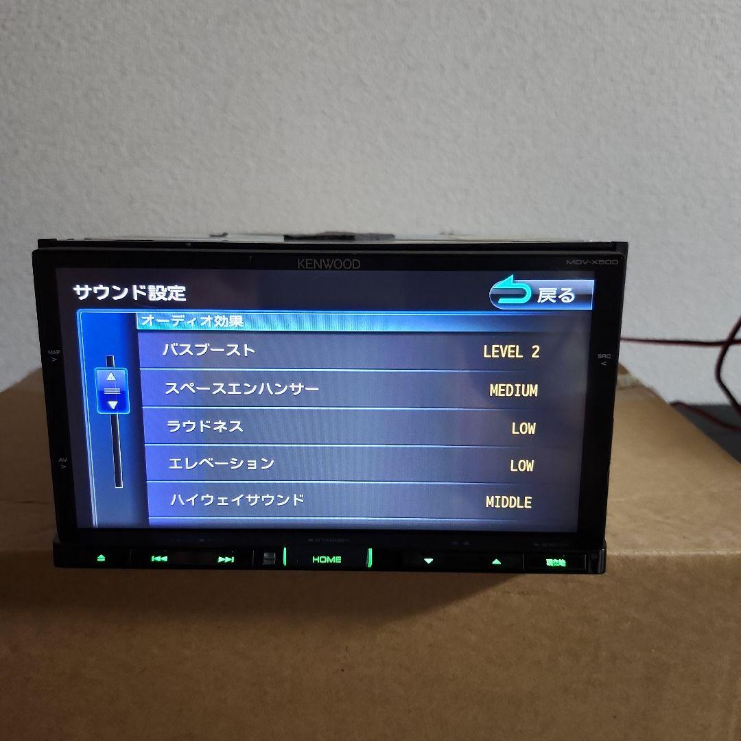 KENWOOD MDV-X500 インチカーナビ