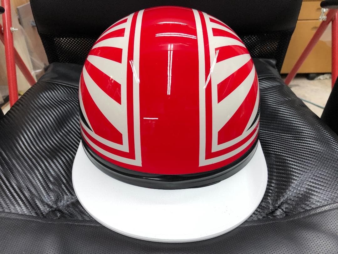 コルク半　カスタム　富士日章　三つボタン　赤白文字なし　高級クリヤ　送料無料