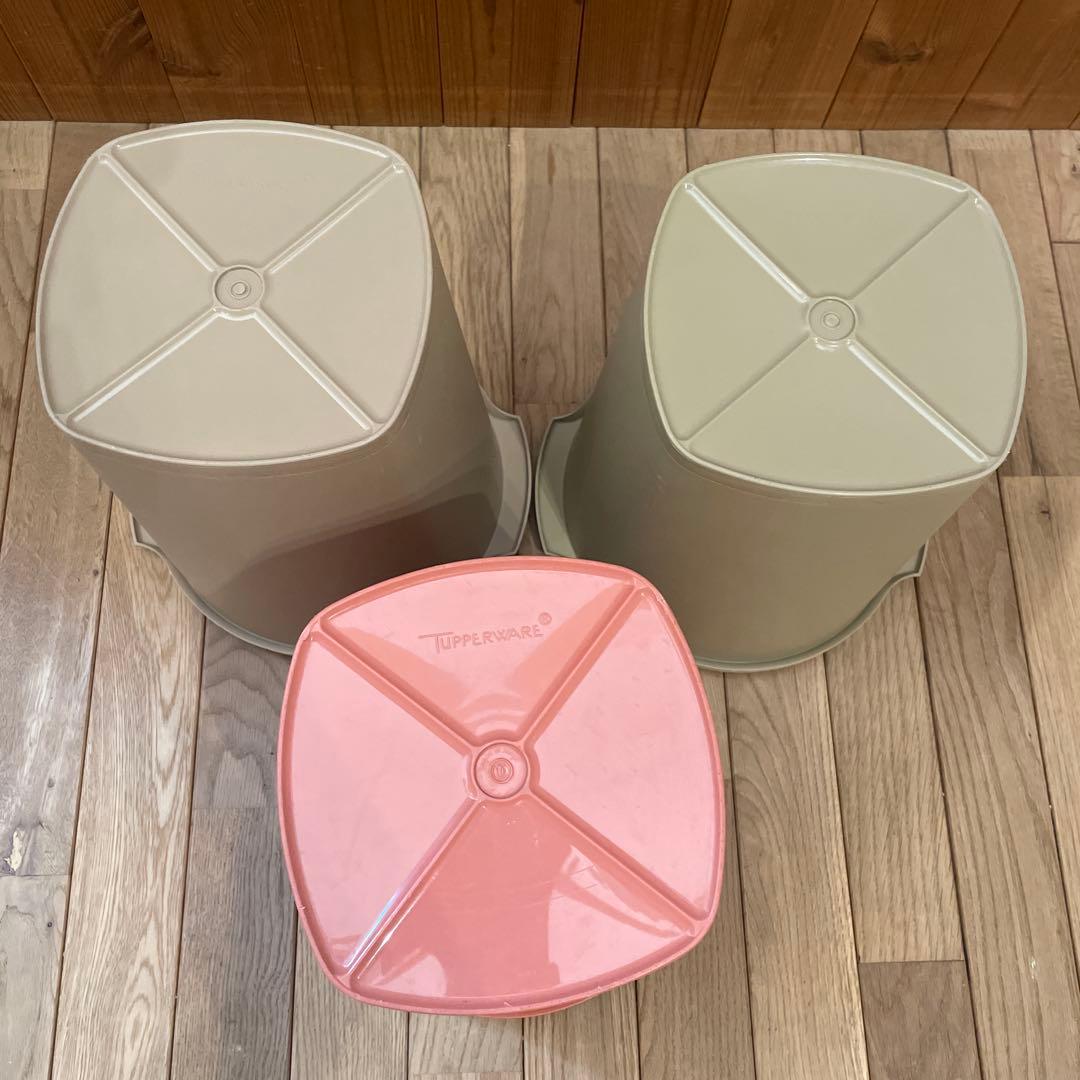 ⭐︎16日まで値下げ⭐︎タッパーウェア　マキシクイーンーデコレーター3個セット♪