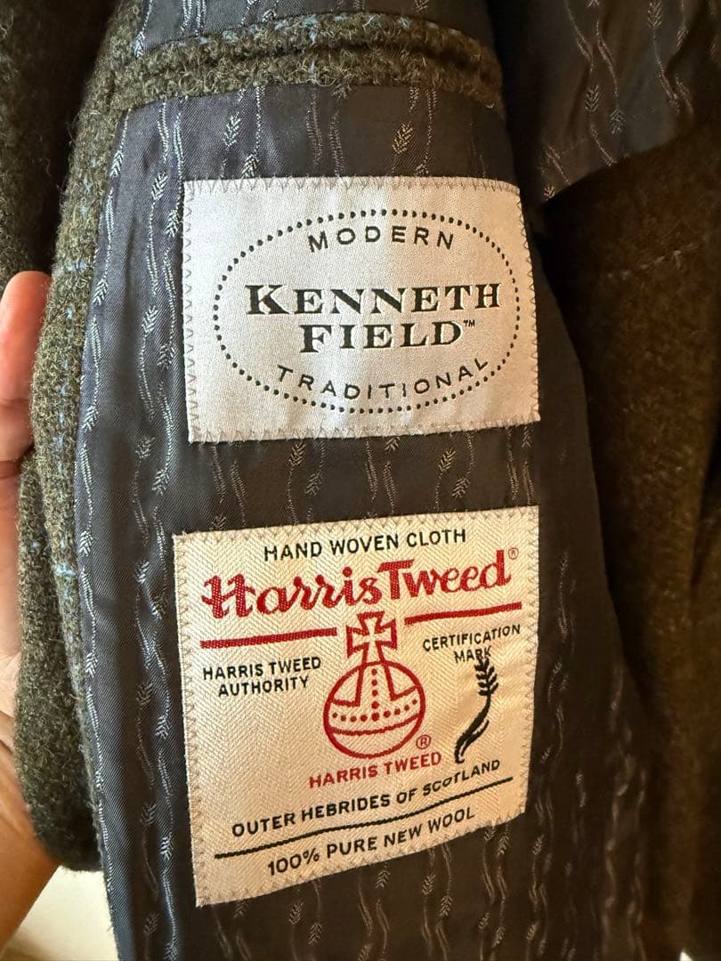 KENNETH FIELD arch別注　ハリスツイード　ジャケット