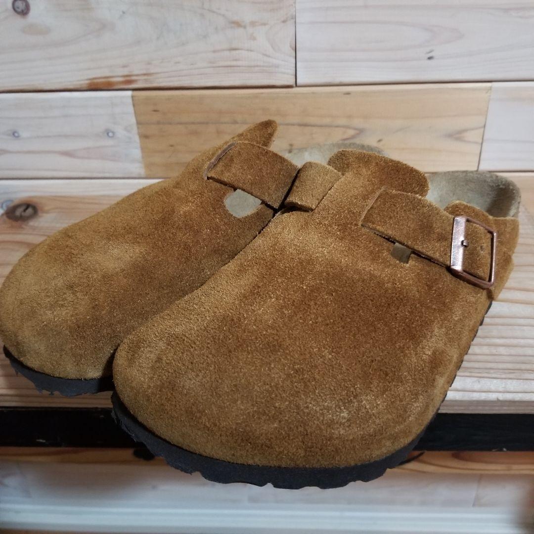 極美品　ビルケンシュトック　Boston　ボストン　ミンク　レギュラー　27