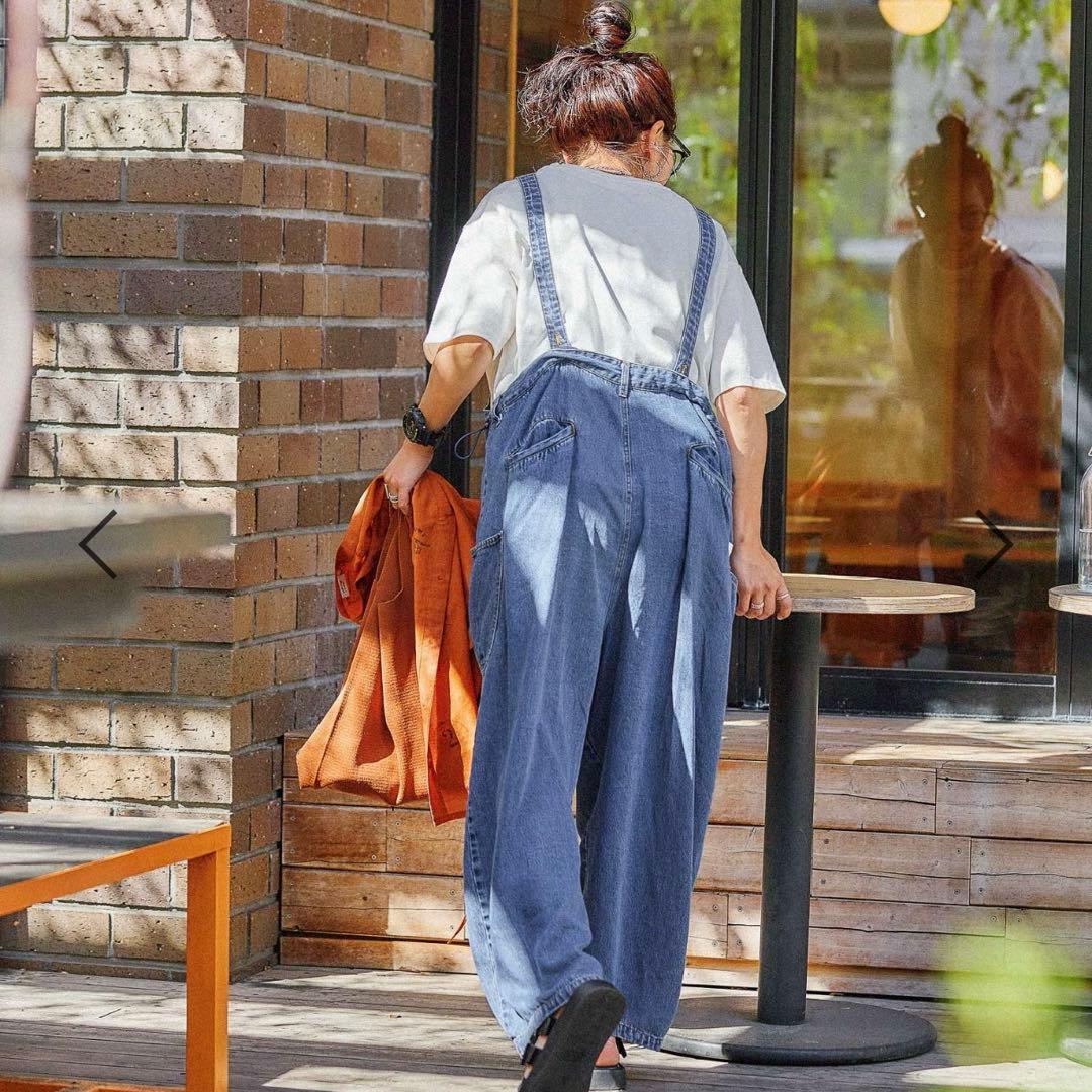 ニコアンド スタッフ be with M Misayo ラクテロサロペット