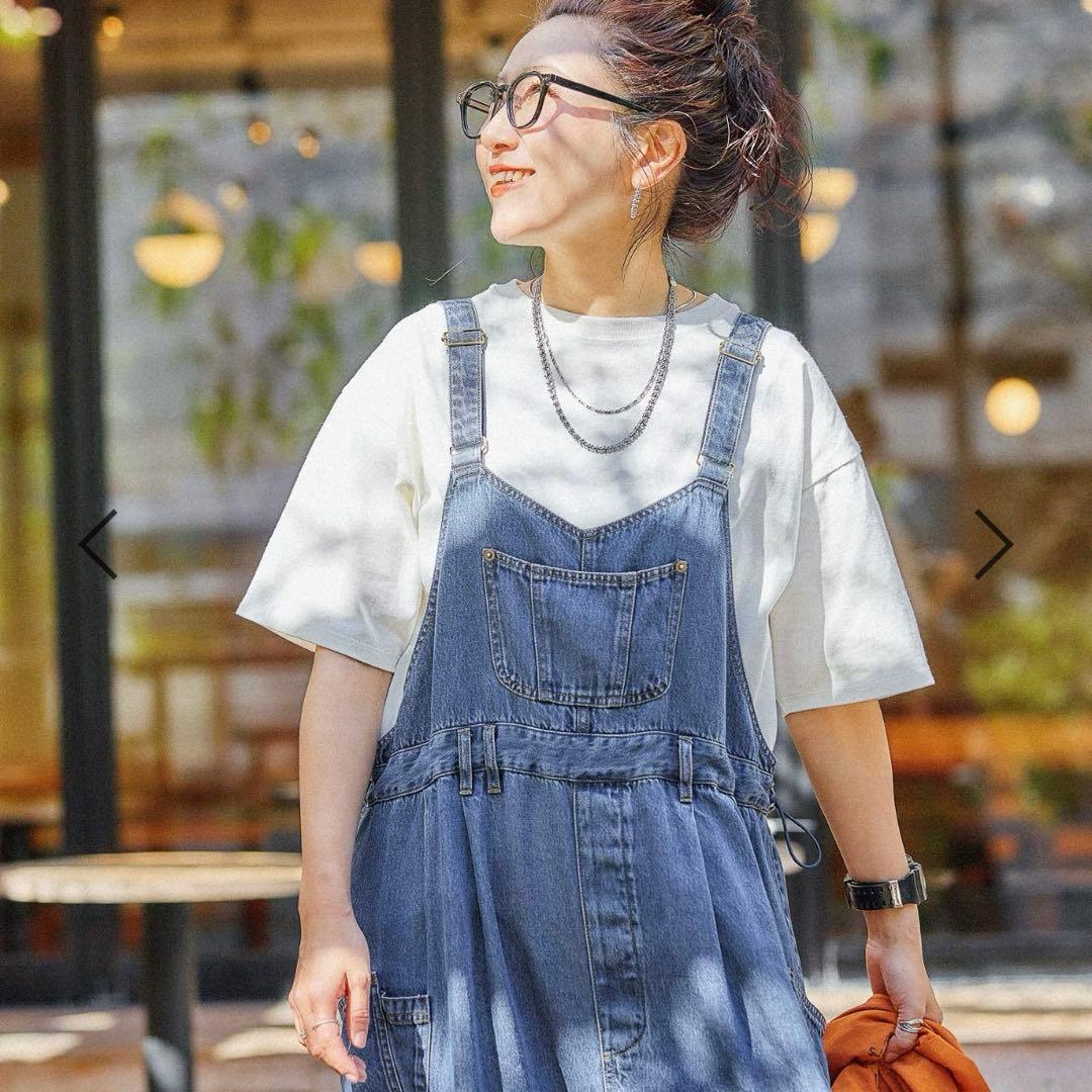 ニコアンド スタッフ be with M Misayo ラクテロサロペット