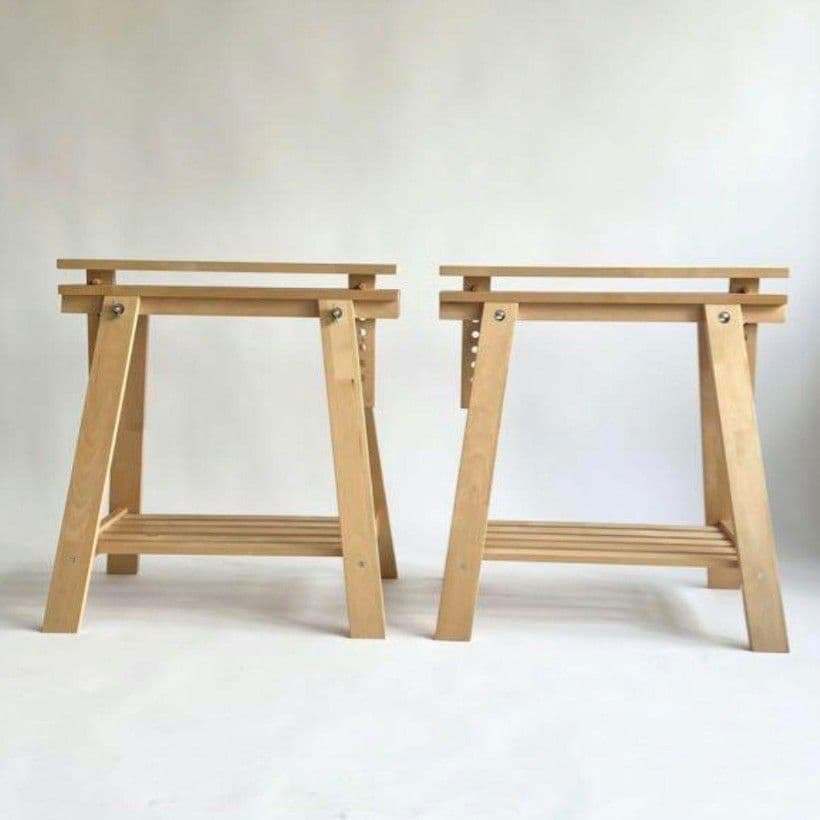 イケア IKEA架台シェルフ flnnvard（廃盤品）２つセット