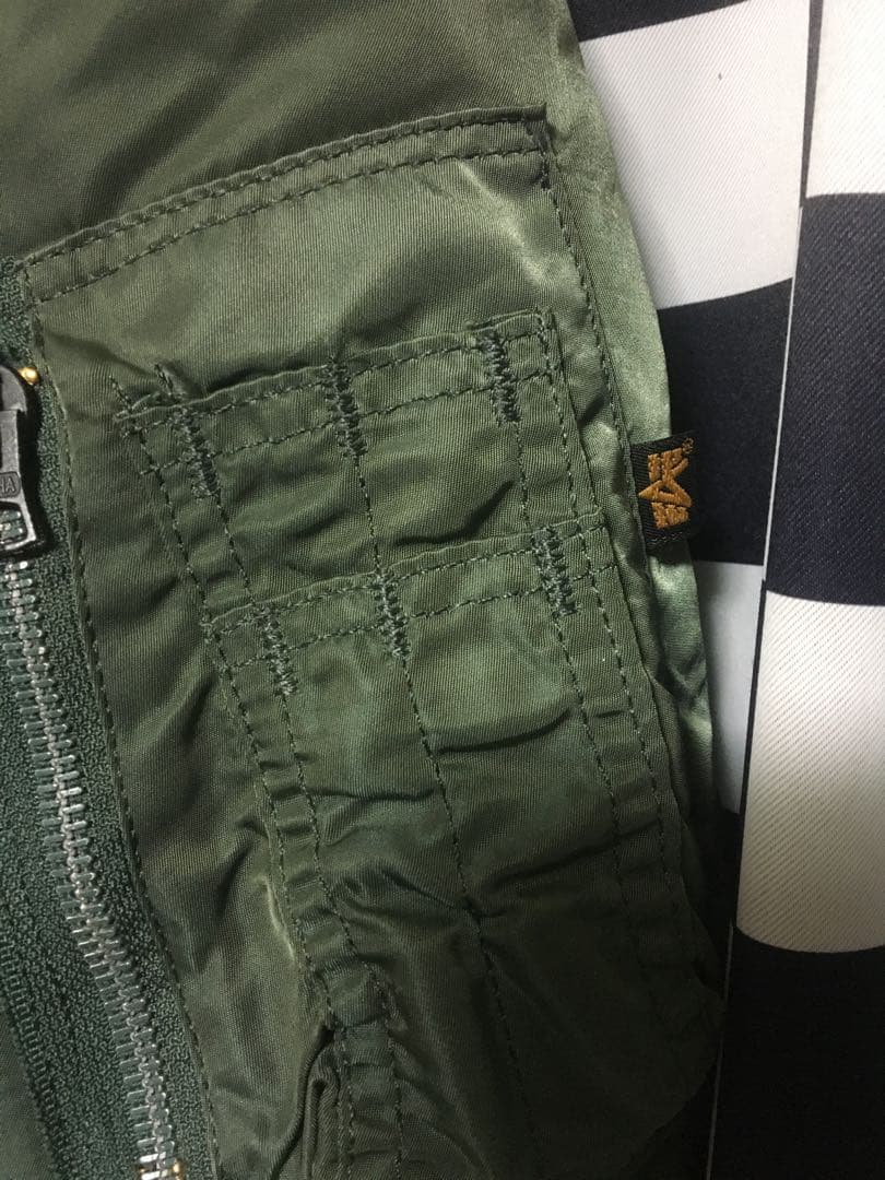 アルファ　alpha ma1 usa M セージ　米国製　90s