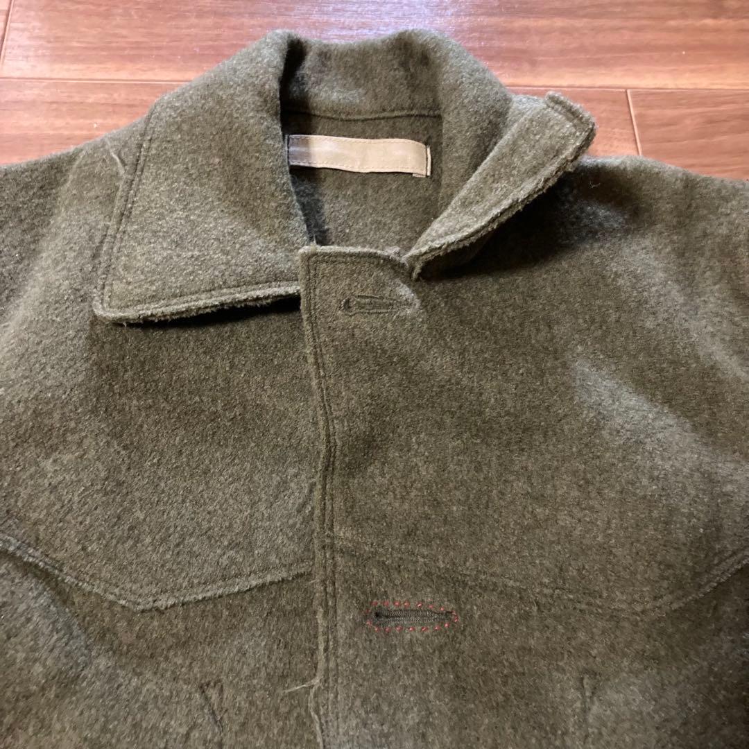 45rpm ウールコート　カーキー　緑