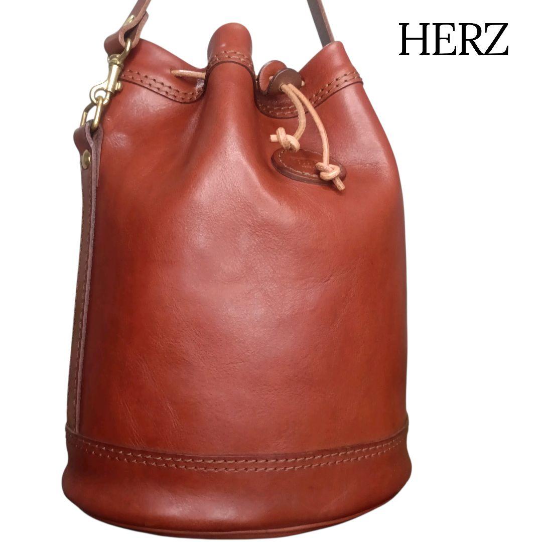 ✨HERZ 巾着ショルダーポシェット CK28 バケツ型 ショルダーバッグ L