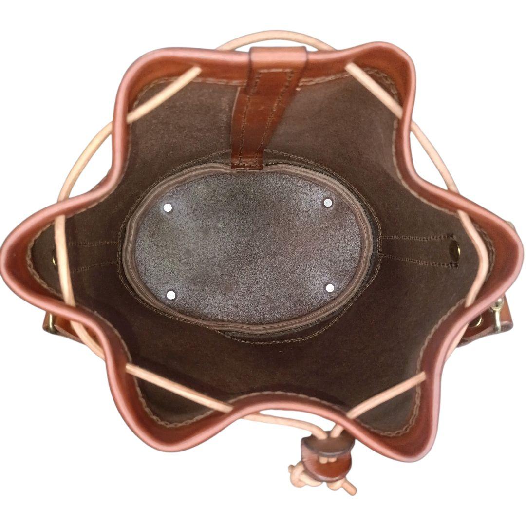 ✨HERZ 巾着ショルダーポシェット CK28 バケツ型 ショルダーバッグ L