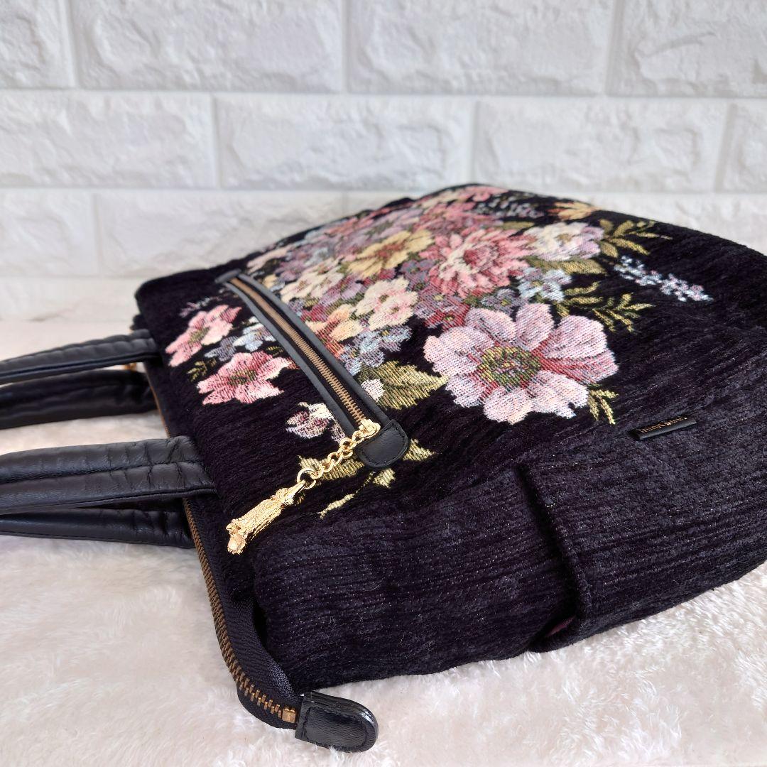 Think Bee! 花柄 トートバッグ ゴブラン織り