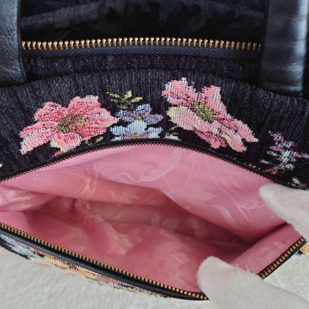 Think Bee! 花柄 トートバッグ ゴブラン織り