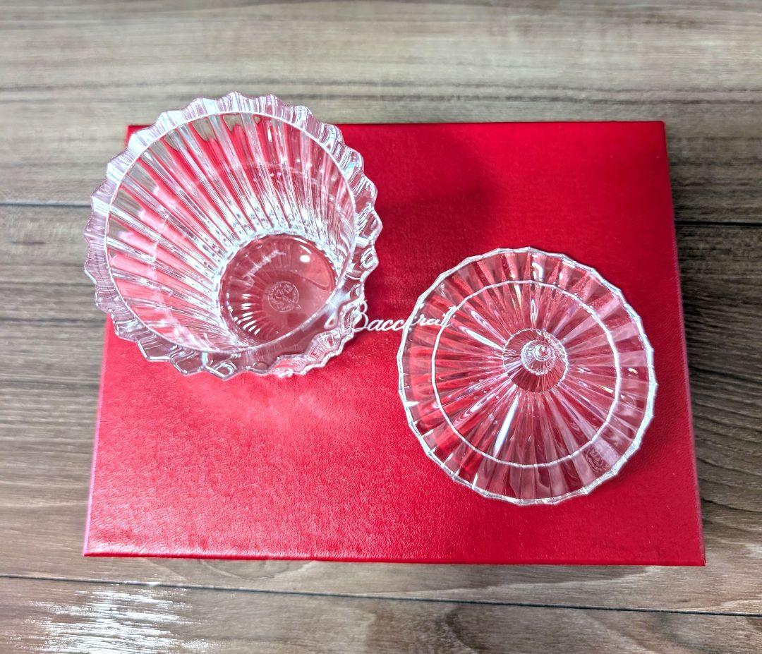 【未使用・ギャランティ付き】バカラ ミルニュイ シュガーポット 箱付き