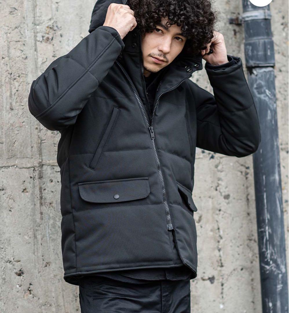 カドヤ KADOYA NOEMI / ブラック キルティングジャケット　LL