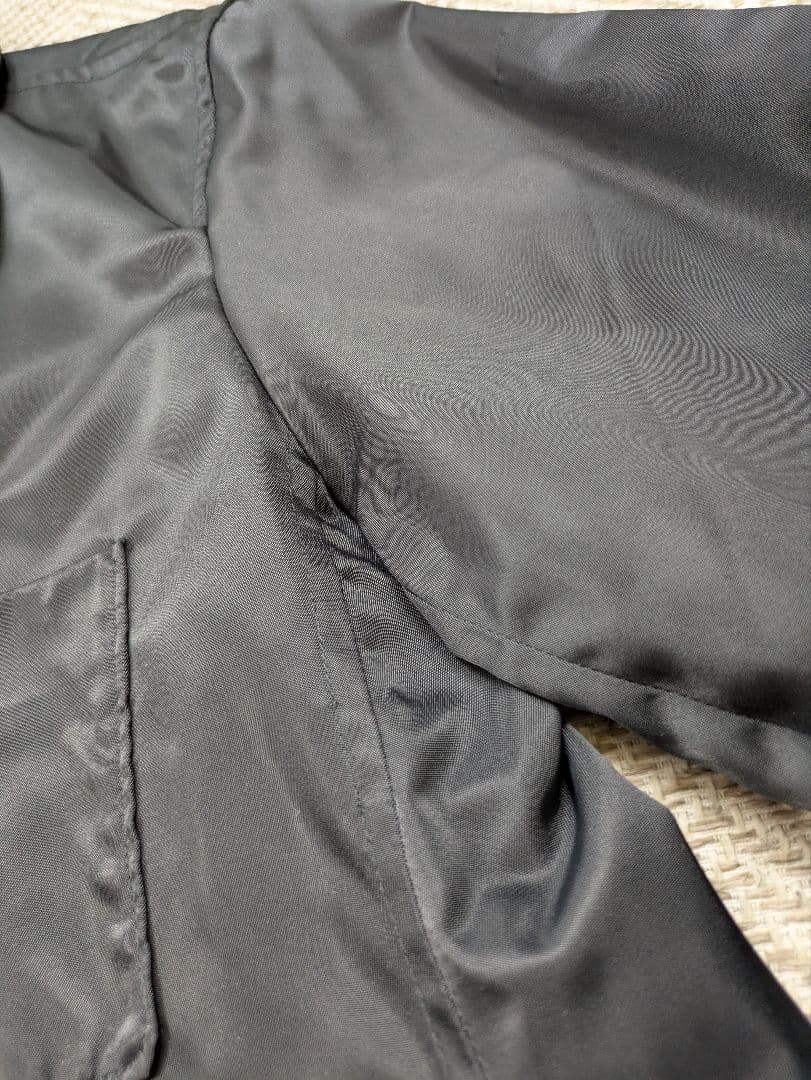 JIL SANDER ブラック トレンチコート　ロング Aライン　ヴィンテージ