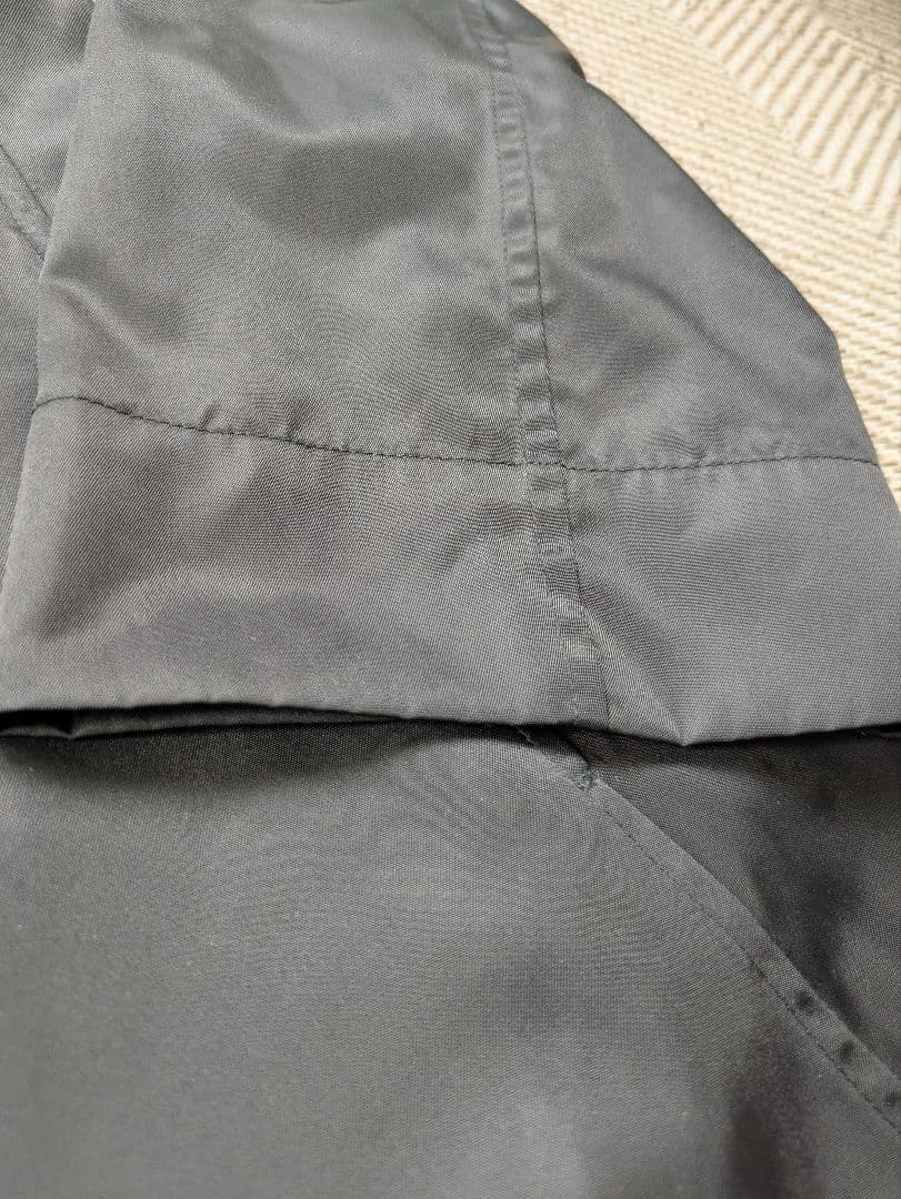 JIL SANDER ブラック トレンチコート　ロング Aライン　ヴィンテージ